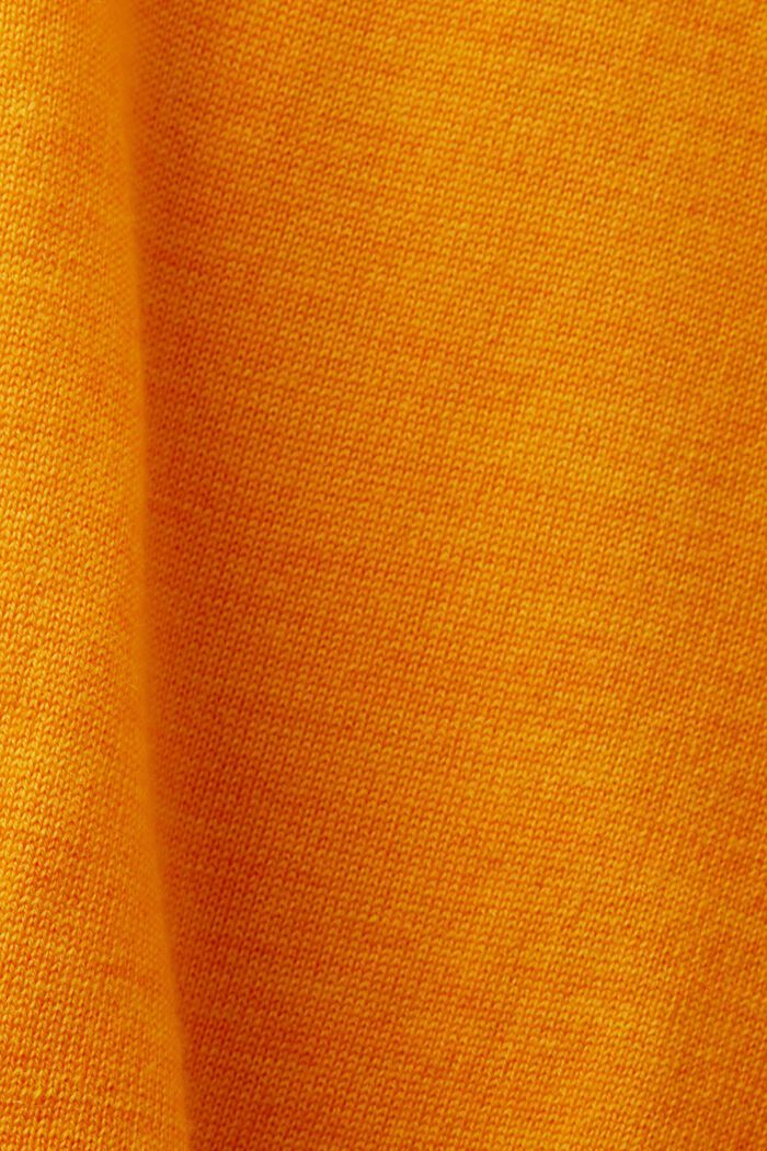 Wollen trui met turtleneck, GOLDEN ORANGE, detail image number 5